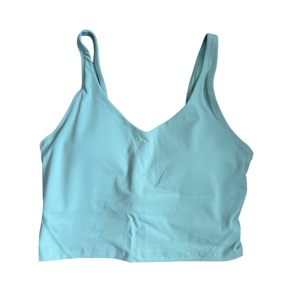 Lululemon align tank bra top frosted green women’s size 6 yoga brand NEW